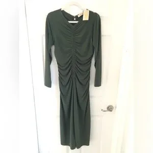 Michael Kors | Dresses | Michael Kors Ruched Matte Jersey Dress | Poshmark